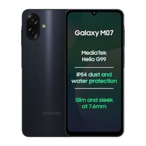Samsung Galaxy M07 Mobile (Black, 4GB RAM, 64GB Storage)